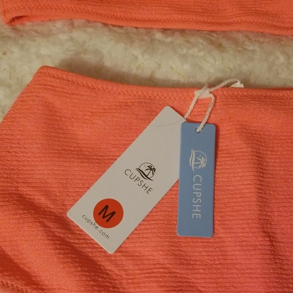 Neon Pink Cupshe Bikini - Picture 4 of 6